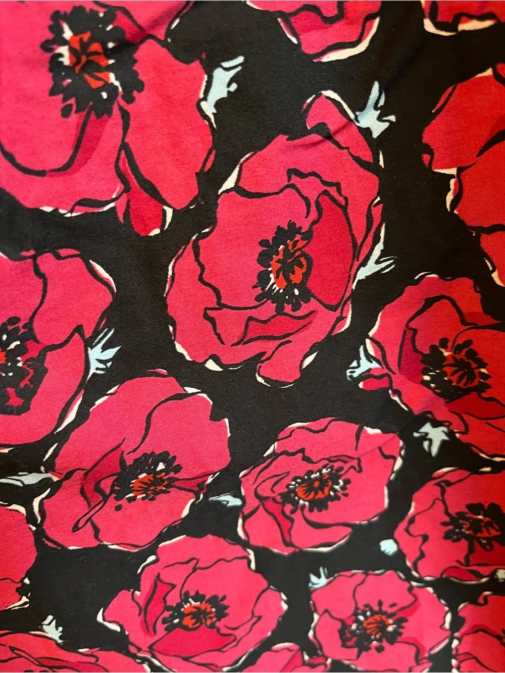 🌺🖤 **Kate Spade Poppy Toss Midi Dress – Bold, Feminine & Show-Stopping** 🖤🌺